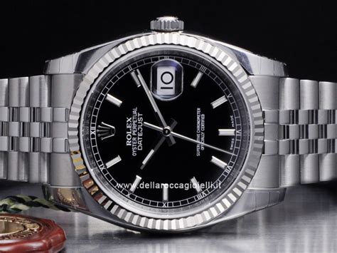 rolex datejust 116234 oyster quadrante nero diamanti|rolex 116234 price.